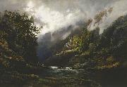WC Piguenit The Upper Nepean oil painting